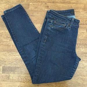 Joe’s dark wash skinny ankle jeans